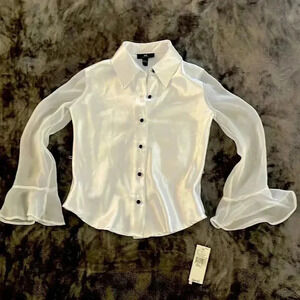 Beautiful satin Long sleeve blouse